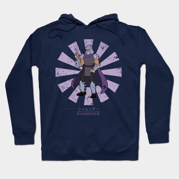 Shredder Retro Japanese TMNT Hoodie by Nova5